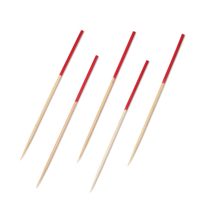 Pixy Bamboo Hand-Dipped Skewer - Red - 3 1/2" - 100 count box