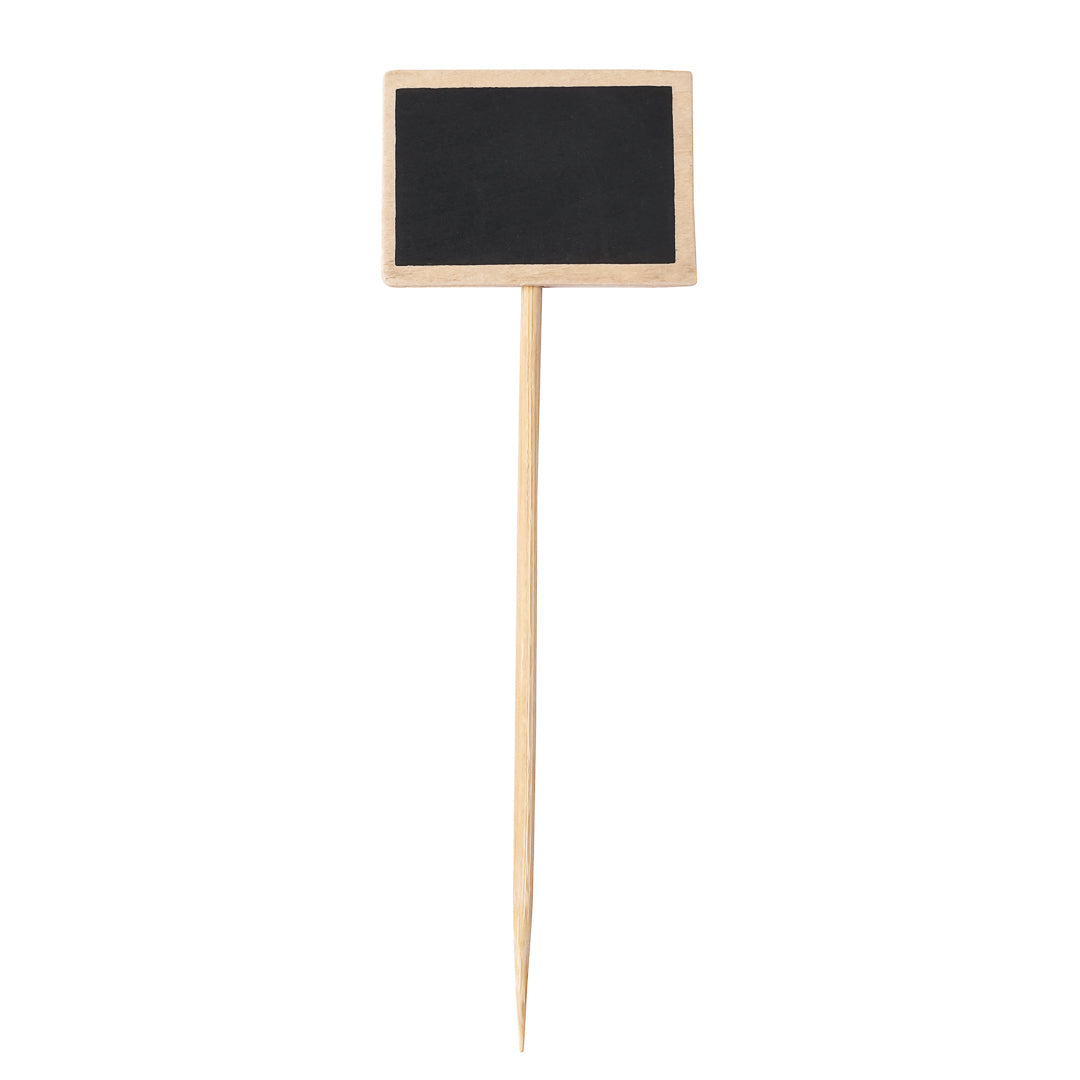 Pixy Bamboo Framed Chalkboard Skewer - 6" - 1000 count box