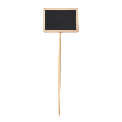 Pixy Bamboo Framed Chalkboard Skewer - 6" - 100 count box-dead