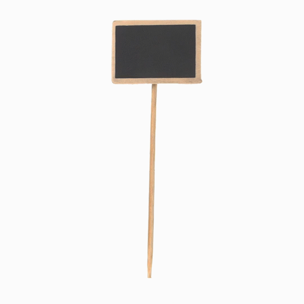 Pixy Bamboo Framed Chalkboard Skewer - 6" - 1000 count box
