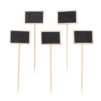 Pixy Bamboo Framed Chalkboard Skewer - 6" - 1000 count box