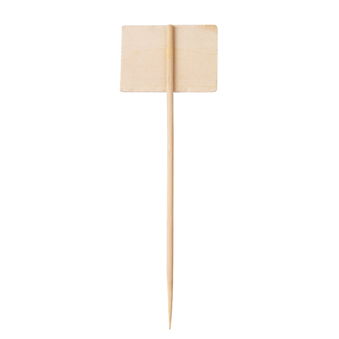 Pixy Bamboo Framed Chalkboard Skewer - 6" - 1000 count box