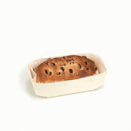 Taipei Poplar Baking / Serving Container - with Paper Liner - 7 1/4" x 4 1/2" x 2 1/4" - 100 count box