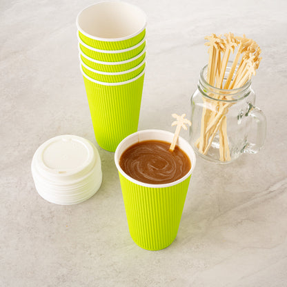 Restpresso Natural Bamboo Palm Tree Stirrer - 7" - 100 count box