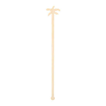 Restpresso Natural Bamboo Palm Tree Stirrer - 7" - 1000 count box