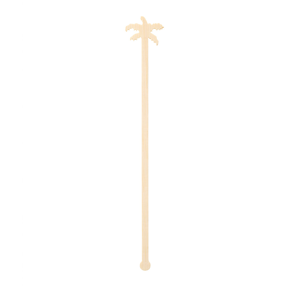 Restpresso Natural Bamboo Palm Tree Stirrer - 7" - 1000 count box