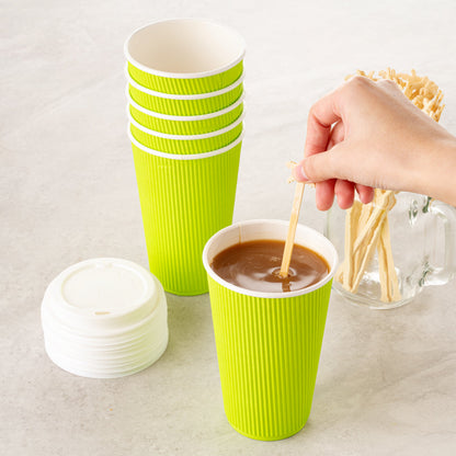Restpresso Natural Bamboo Palm Tree Stirrer - 7" - 1000 count box