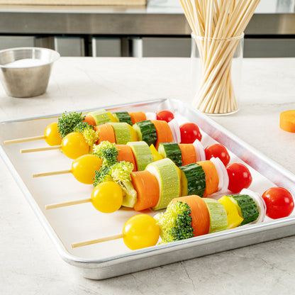 Robata Sturdy Natural Bamboo Grilling Skewer - Heavy Duty - 8" - 100 count box
