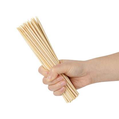 Robata Sturdy Natural Bamboo Grilling Skewer - Heavy Duty - 8" - 1000 count box