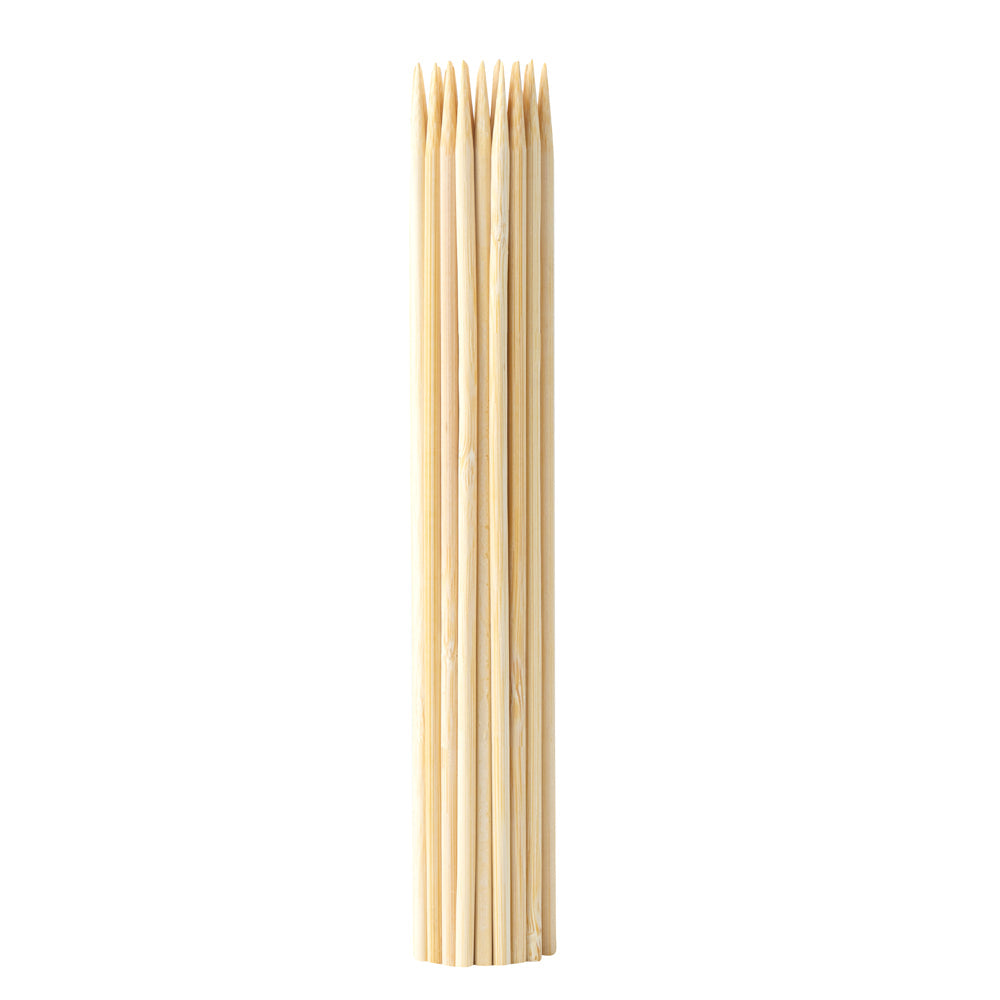 Robata Sturdy Natural Bamboo Grilling Skewer - Heavy Duty - 8" - 1000 count box