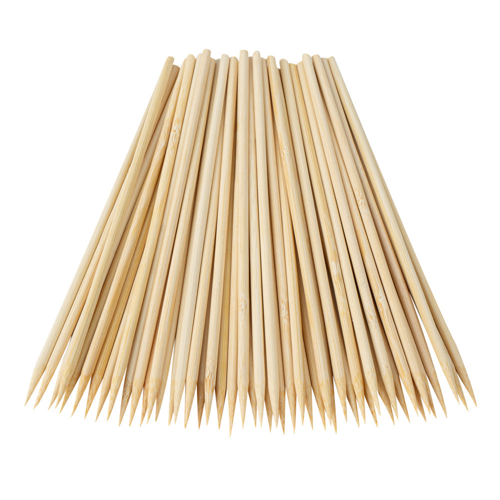 Robata Sturdy Natural Bamboo Grilling Skewer - Heavy Duty - 8" - 1000 count box