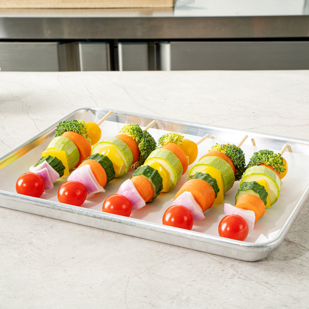 Robata Sturdy Natural Bamboo Grilling Skewer - Heavy Duty - 8" - 1000 count box