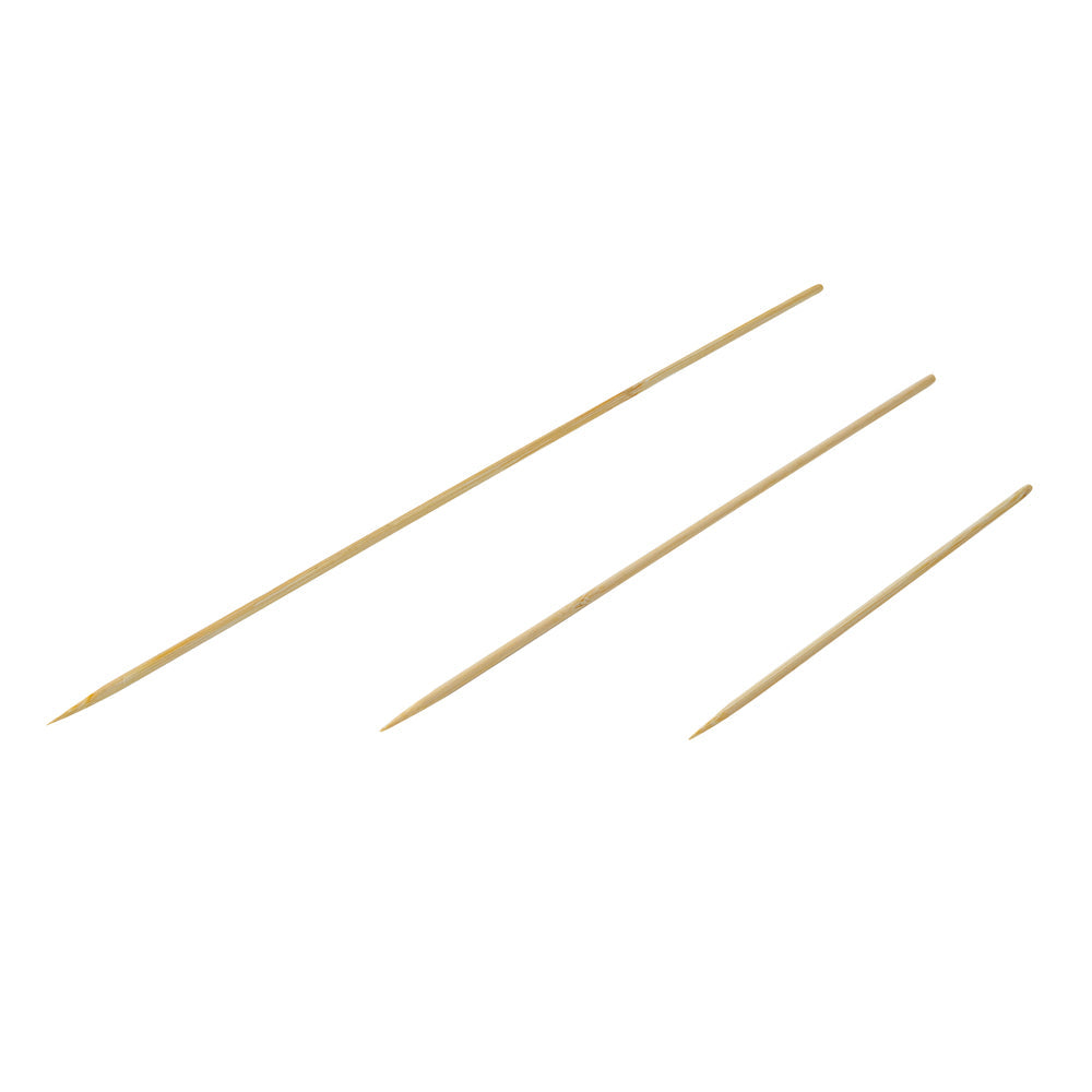 Robata Sturdy Natural Bamboo Grilling Skewer - Heavy Duty - 12" - 100 count box