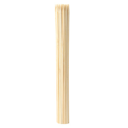 Robata Sturdy Natural Bamboo Grilling Skewer - Heavy Duty - 12" - 100 count box