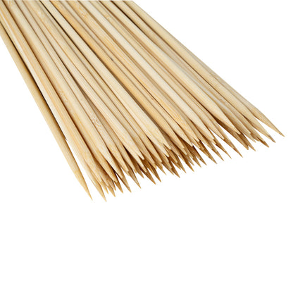 Robata Sturdy Natural Bamboo Grilling Skewer - Heavy Duty - 12" - 1000 count box