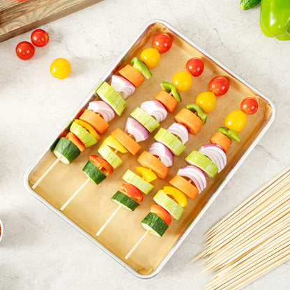 Robata Sturdy Natural Bamboo Grilling Skewer - Heavy Duty - 12" - 1000 count box
