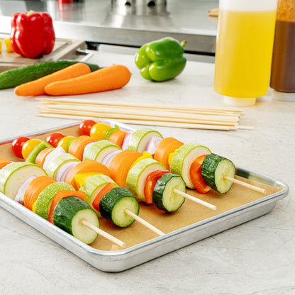 Robata Sturdy Natural Bamboo Grilling Skewer - Heavy Duty - 12" - 1000 count box