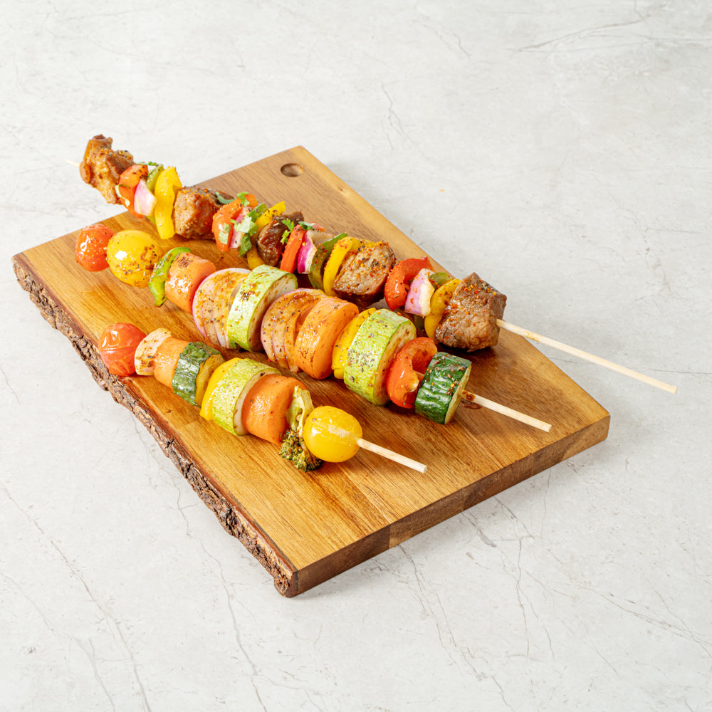 Robata Sturdy Natural Bamboo Grilling Skewer - Heavy Duty - 12" - 1000 count box