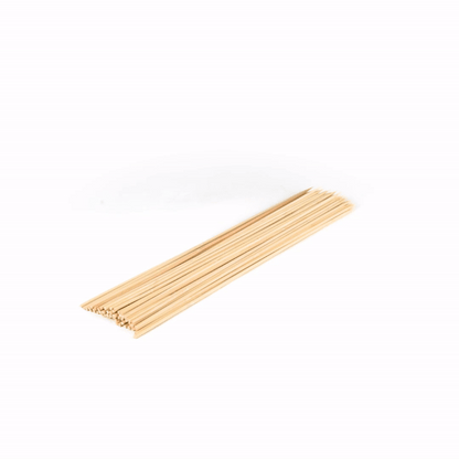 Robata Sturdy Natural Bamboo Grilling Skewer - Heavy Duty - 16" - 100 count box