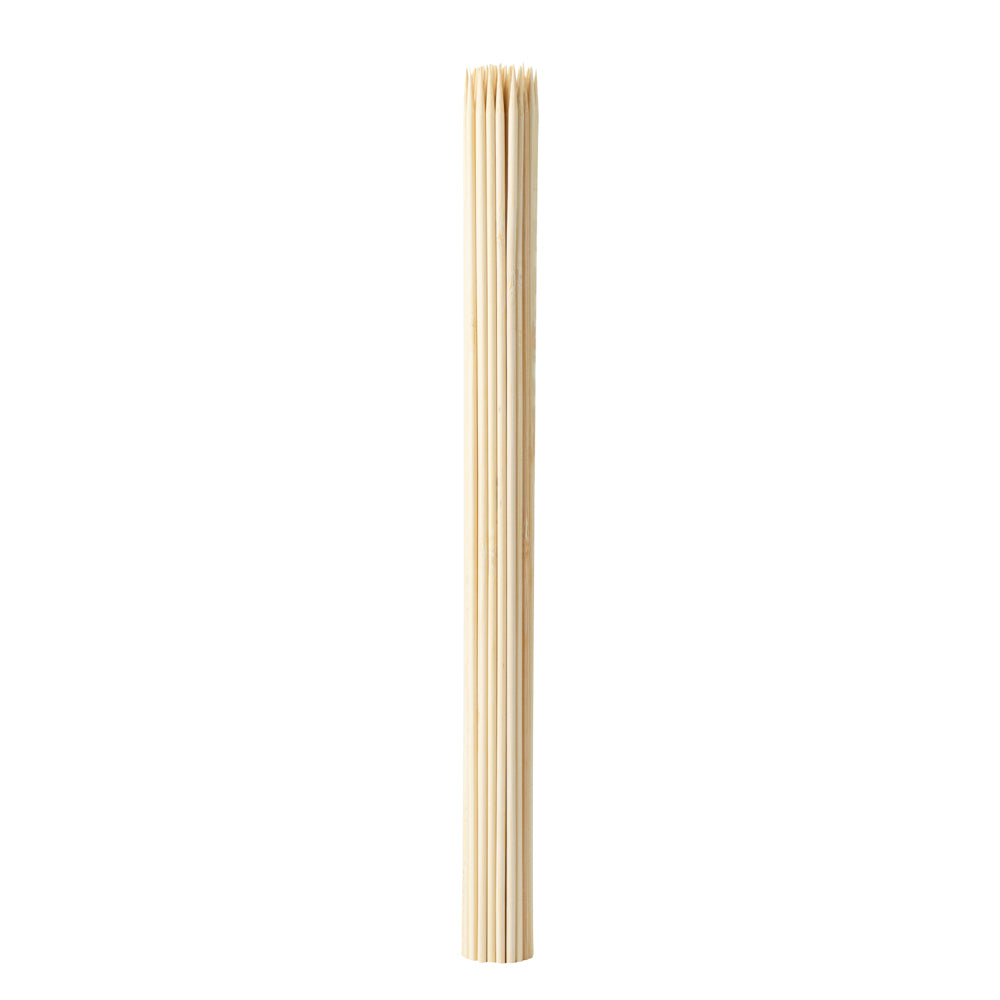 Robata Sturdy Natural Bamboo Grilling Skewer - Heavy Duty - 16" - 100 count box