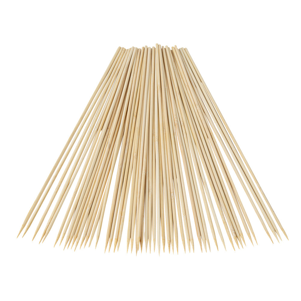 Robata Sturdy Natural Bamboo Grilling Skewer - Heavy Duty - 16" - 100 count box