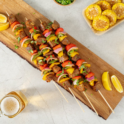 Robata Sturdy Natural Bamboo Grilling Skewer - Heavy Duty - 16" - 1000 count box