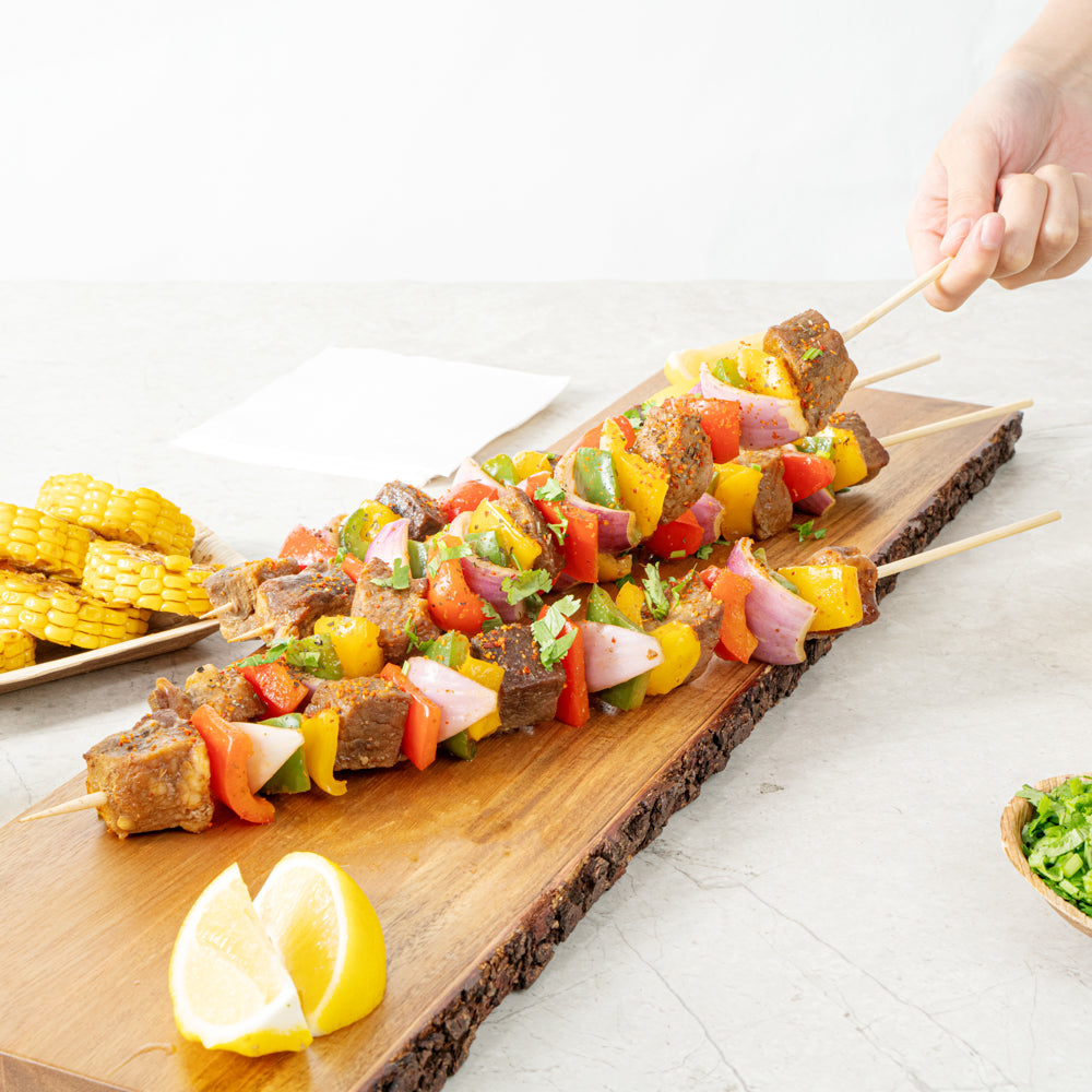 Robata Sturdy Natural Bamboo Grilling Skewer - Heavy Duty - 16" - 1000 count box