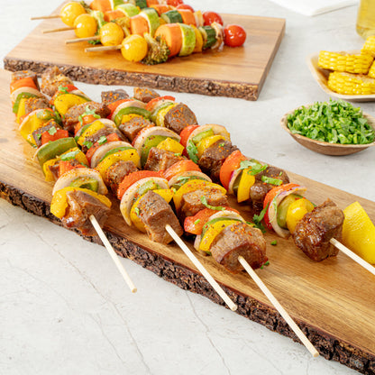 Robata Sturdy Natural Bamboo Grilling Skewer - Heavy Duty - 16" - 1000 count box