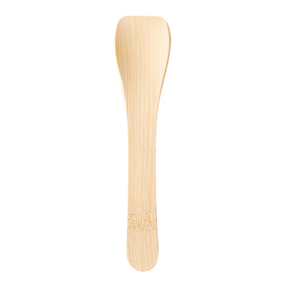 Eco Luxe Rounded Square Natural Bamboo Tasting Spoon - 3 1/2" - 100 count box