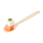 Eco Luxe Round Natural Bamboo Tasting Spoon - 4 3/4" - 100 count box