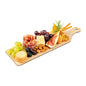 Nature Tek Bamboo Disposable Cheese / Charcuterie Board - 11 3/4" x 3 1/2" - 2 count box