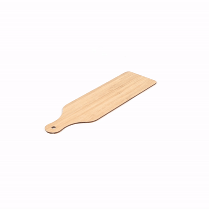 Nature Tek Bamboo Disposable Cheese / Charcuterie Board - 11 3/4" x 3 1/2" - 2 count box
