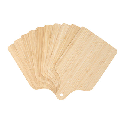 Nature Tek Bamboo Disposable Cheese / Charcuterie Board - 11 3/4" x 7" - 2 count box