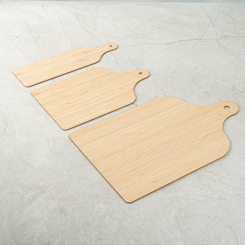 Nature Tek Bamboo Disposable Cheese / Charcuterie Board - 11 3/4" x 7" - 2 count box