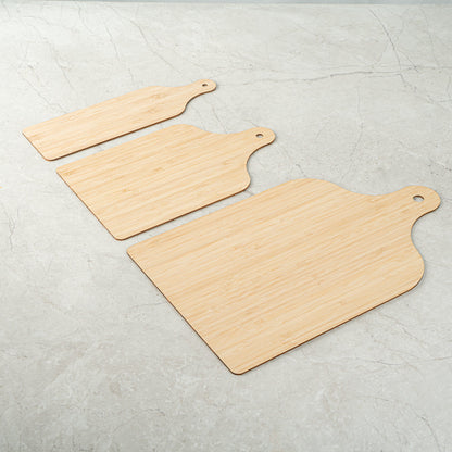 Nature Tek Bamboo Disposable Cheese / Charcuterie Board - 11 3/4" x 7" - 2 count box