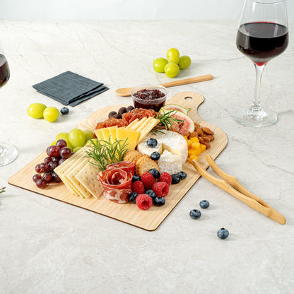 Nature Tek Bamboo Disposable Cheese / Charcuterie Board - 15 3/4" x 9 3/4" - 2 count box