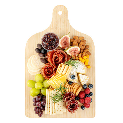 Nature Tek Bamboo Disposable Cheese / Charcuterie Board - 15 3/4" x 9 3/4" - 20 count box