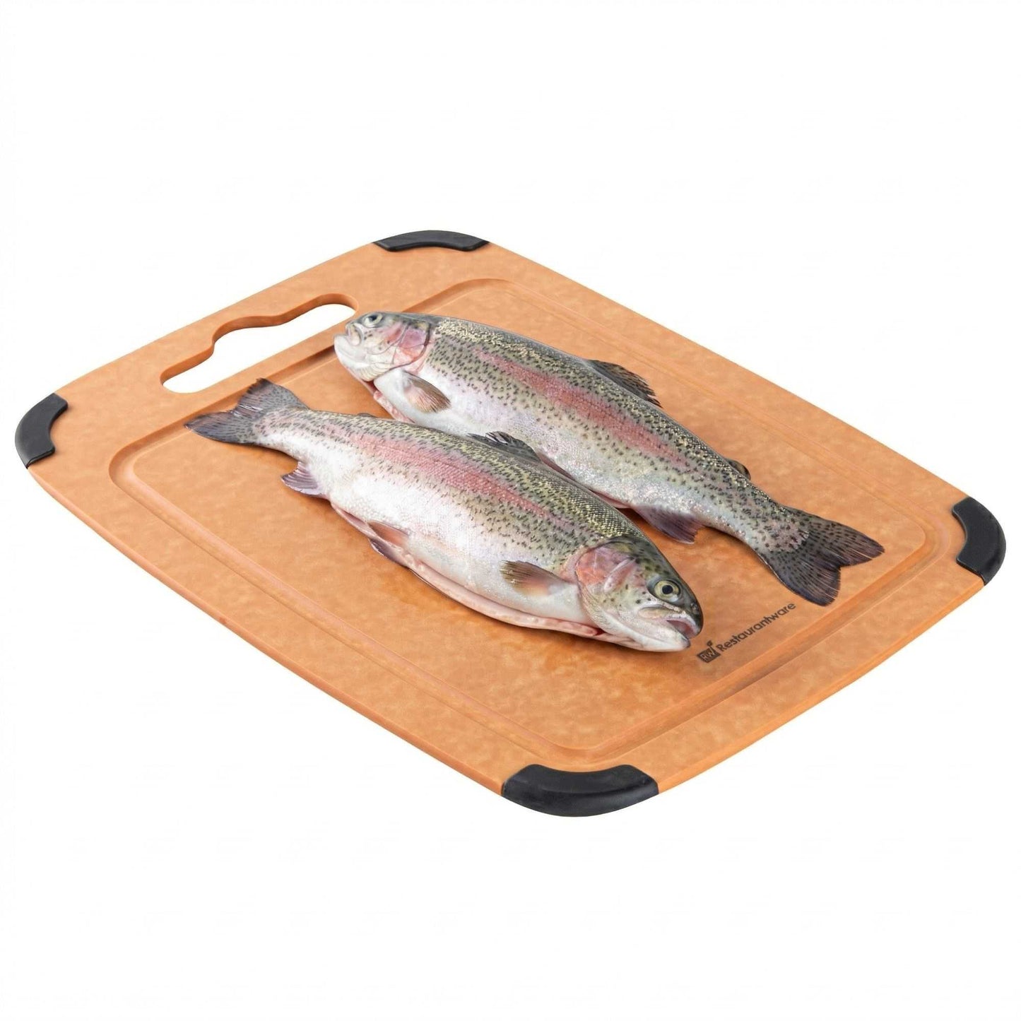 Nature Tek Wood Cutting Board - with Juice Groove, Handle - 14 1/2" x 10 3/4" - 1 count box