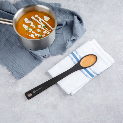 Nature Tek Black Wood Solid Spoon - 13" - 1 count box