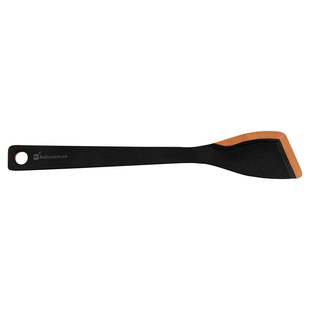 Nature Tek Black Wood Angled Spatula - 13" - 1 count box