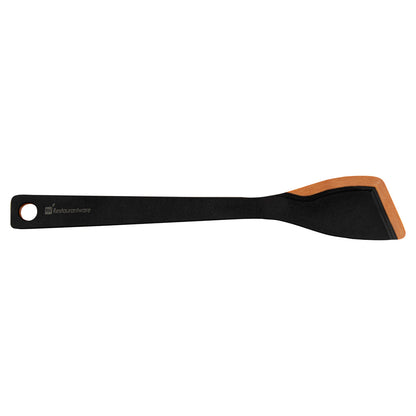 Nature Tek Black Wood Angled Spatula - 13" - 1 count box