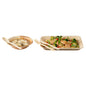 Bambuddha Natural Bamboo Disposable Cutlery Set - Retail Pack - 7" - 24 count box