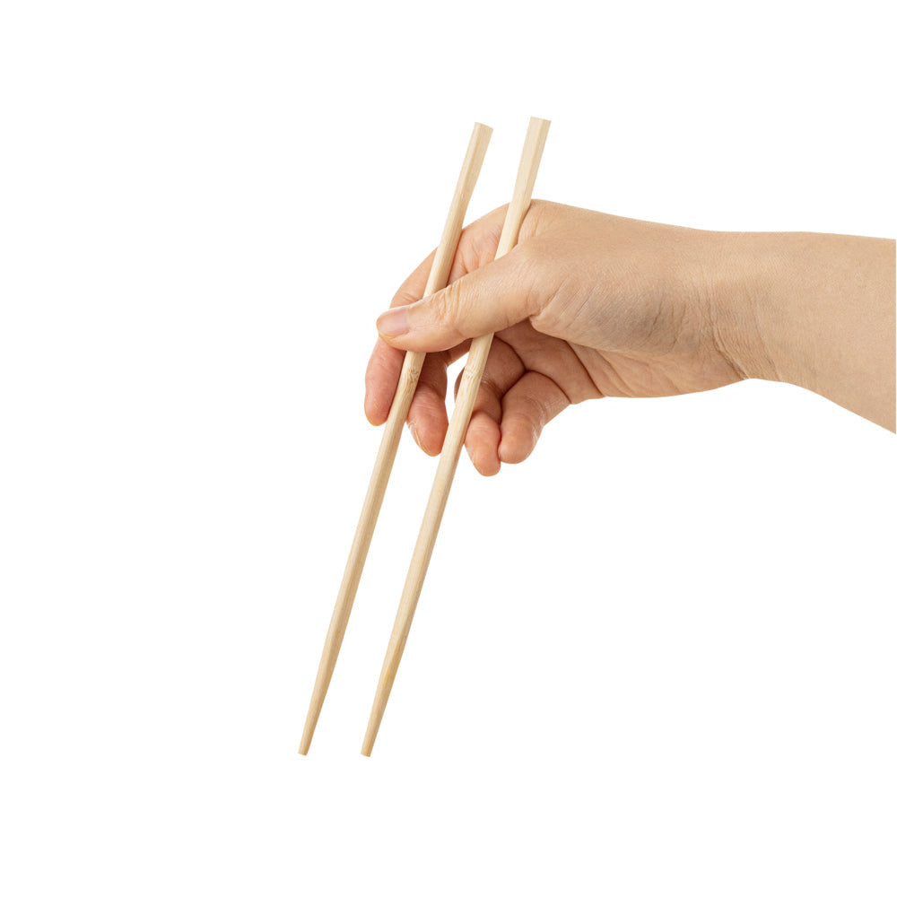 Bambuddha Natural Bamboo Twin Chopsticks - with Paper Sleeve - 8 1/4" - 100 count box