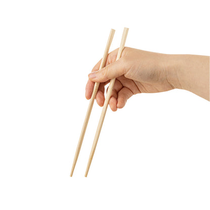 Bambuddha Natural Bamboo Twin Chopsticks - with Paper Sleeve - 8 1/4" - 100 count box