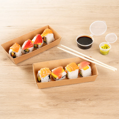 Bambuddha Natural Bamboo Twin Chopsticks - with Paper Sleeve - 8 1/4" - 100 count box