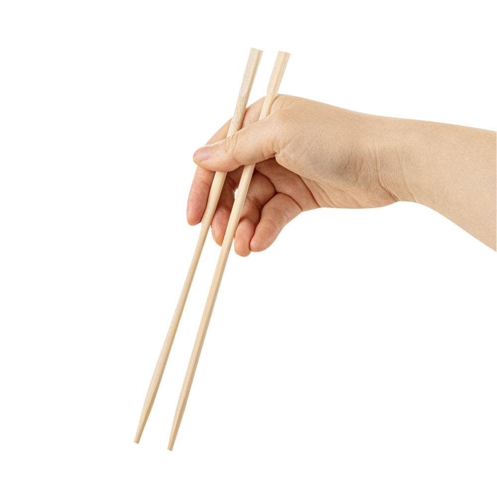 Bambuddha Natural Bamboo Twin Chopsticks - Wrapped - 9" - 100 count box