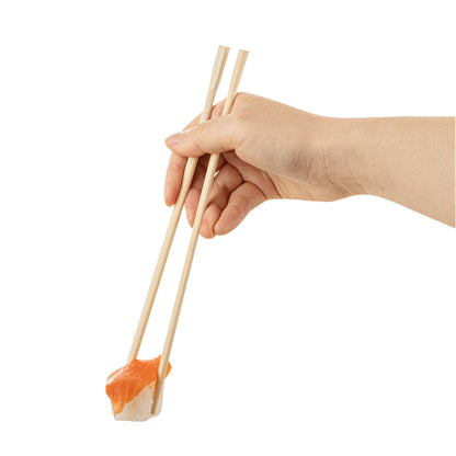 Bambuddha Natural Bamboo Twin Chopsticks - Wrapped - 9" - 100 count box