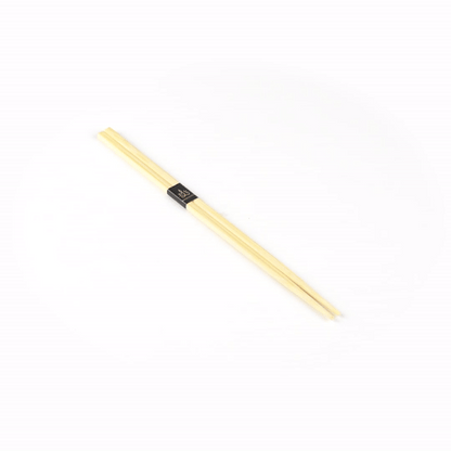 Bambuddha Square Natural Bamboo Modern Chopsticks - with Paper Band - 9 1/2" - 1000 count box