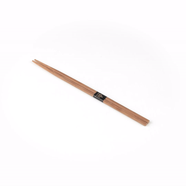 Bambuddha Square Brown Bamboo Modern Chopsticks - with Paper Band - 9 1/2" - 1000 count box