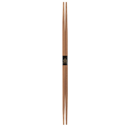Bambuddha Brown Bamboo Contour Chopsticks - with Paper Band - 10 1/4" - 100 count box